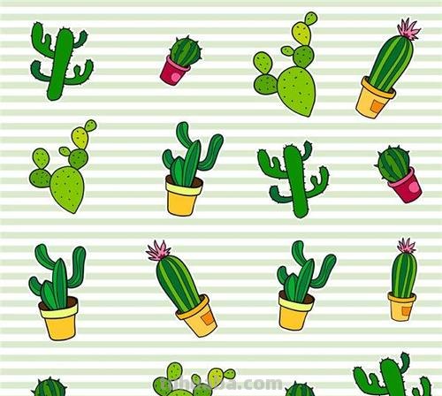 卡通仙人掌怎么画 卡通仙人掌怎么画盆栽