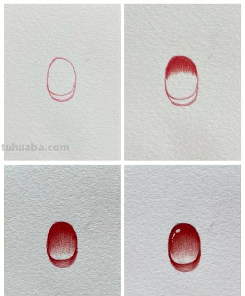 水滴怎么画 彩铅图片 画水滴用什么颜色？
