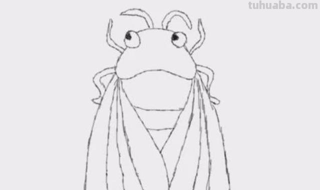 蝉怎么画简笔画 蝉的一生全过程手绘？