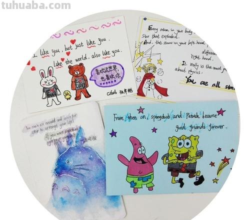 简单方便美丽读书卡怎么画 英语阅读卡简单又漂亮？