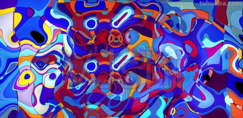 流动色彩及流动色彩图片：用色彩流动表达生命的美好 