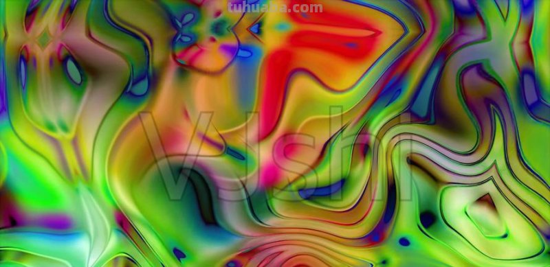 流动色彩及流动色彩图片：用色彩流动表达生命的美好 