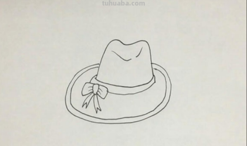 简单的帽子怎么画
