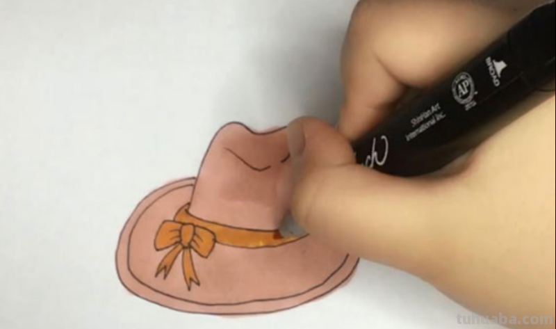 简单的帽子怎么画