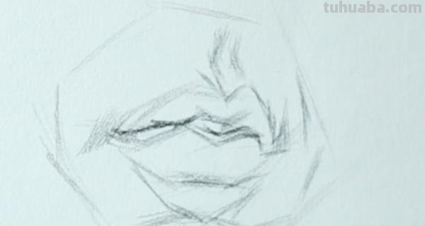 速写嘴好看 怎样在素描纸上画嘴唇？