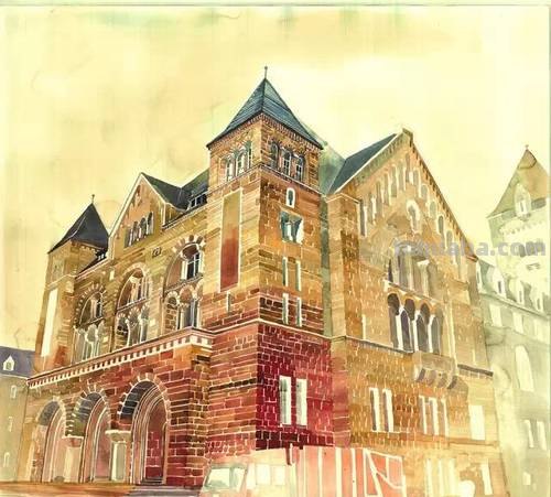 色彩建筑画简单，让你的绘画更加生动 