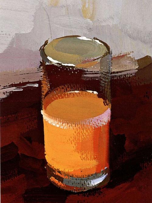 如何用色彩玻璃杯画出绚丽多彩的画作？ 