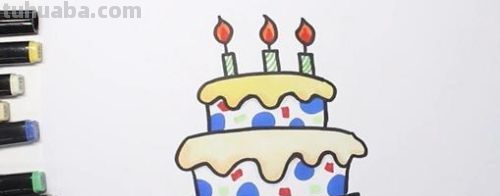 蛋糕怎么画简单又好看 漂亮