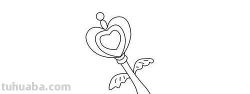 仙女棒简笔画 叶罗丽仙女棒简笔画