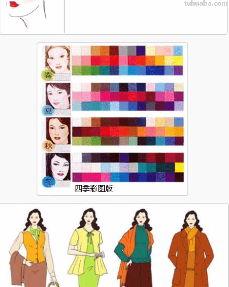 世纪色彩理论中冬季色彩群的特点是什么？ 