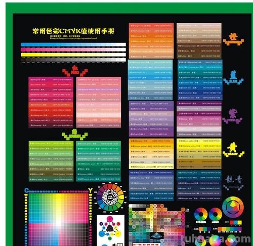 探秘色彩表图及色彩图片百科 
