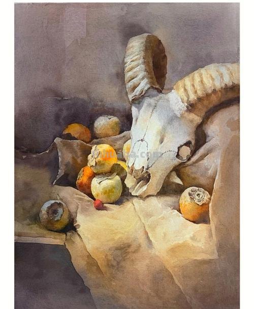 彩铅水彩静物怎么画 水彩静物范画步骤？