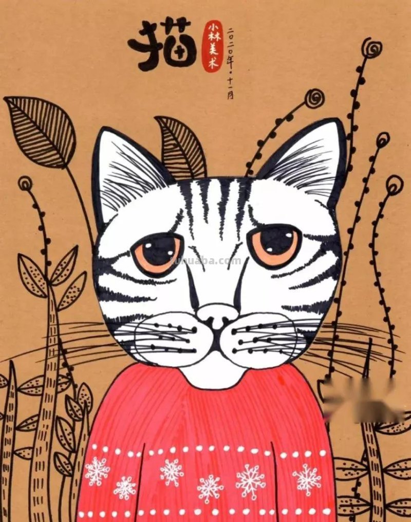 动漫人物，创意素描，黑白彩色线描，组合创意简笔画96张少儿绘画