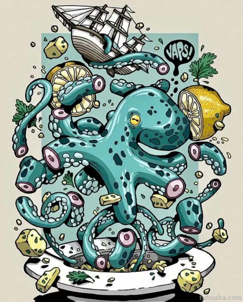 动漫人物，创意素描，黑白彩色线描，组合创意简笔画96张少儿绘画