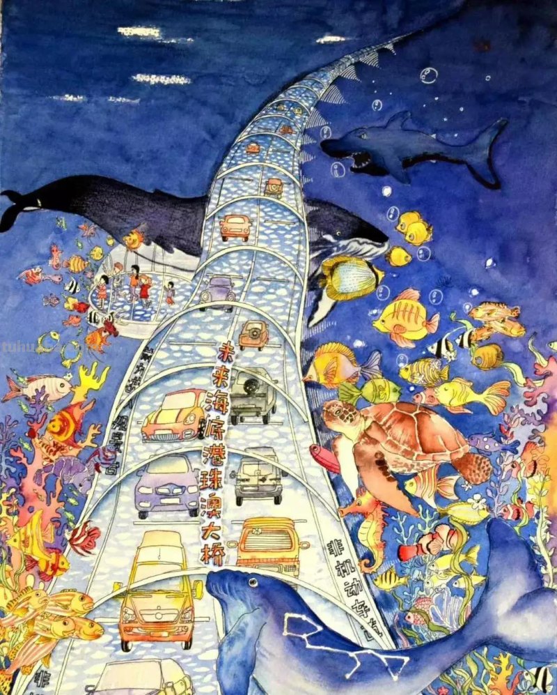 动漫人物，创意素描，黑白彩色线描，组合创意简笔画96张少儿绘画