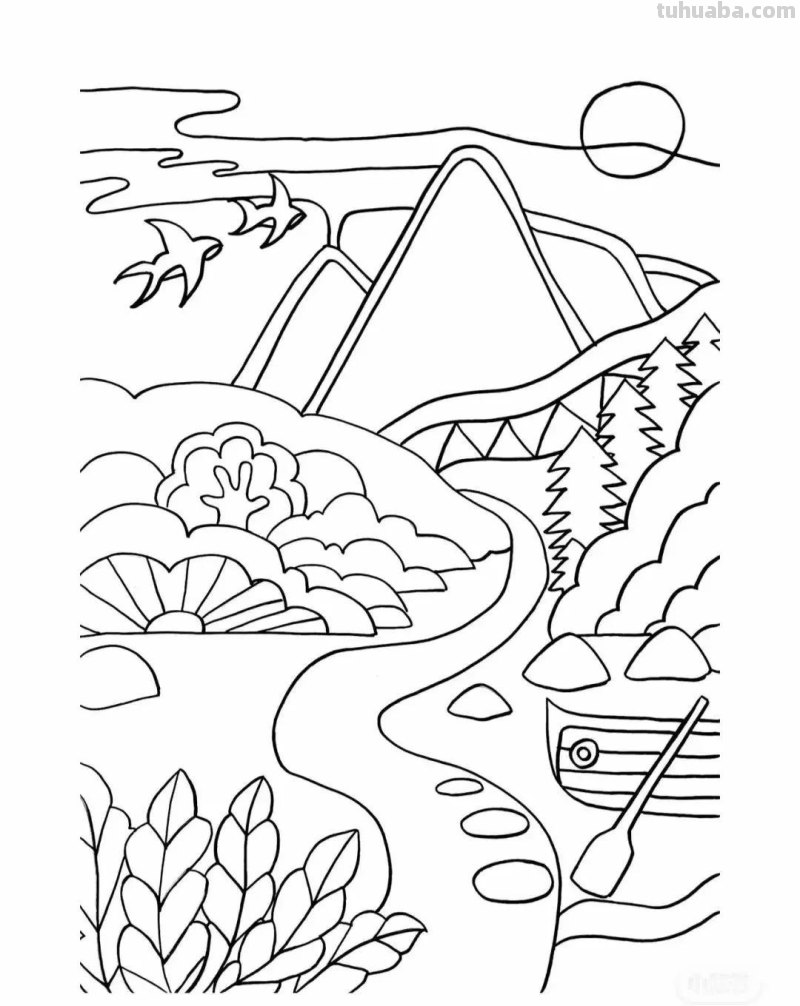 动漫人物，创意素描，黑白彩色线描，组合创意简笔画96张少儿绘画