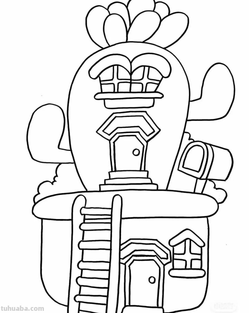 动漫人物，创意素描，黑白彩色线描，组合创意简笔画96张少儿绘画