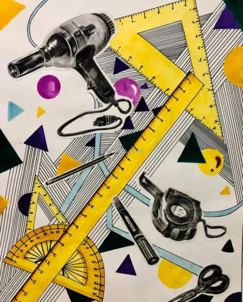 动漫人物，创意素描，黑白彩色线描，组合创意简笔画96张少儿绘画