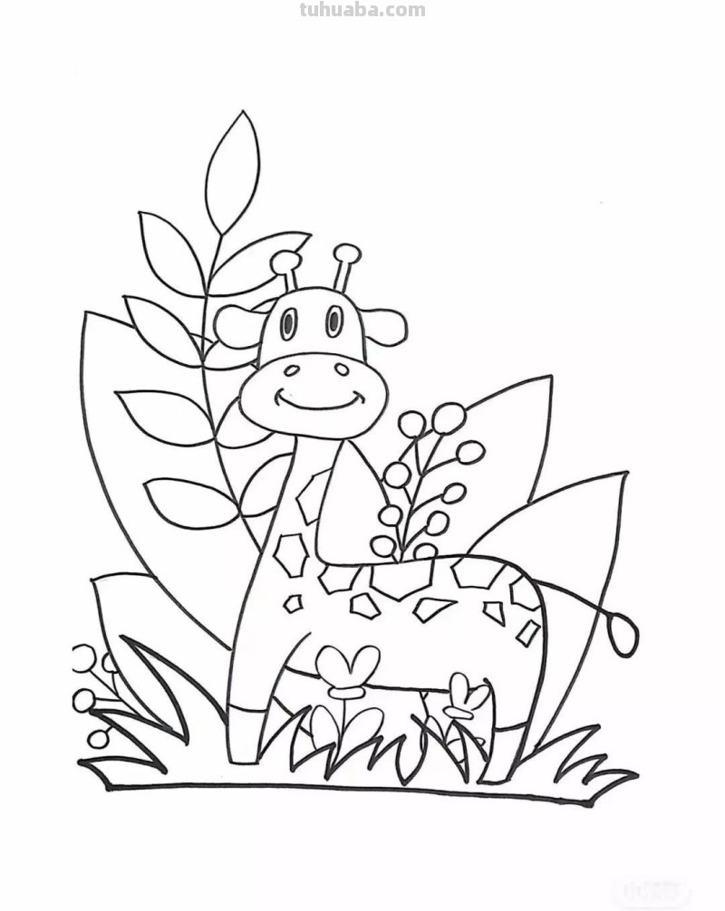 动漫人物，创意素描，黑白彩色线描，组合创意简笔画96张少儿绘画