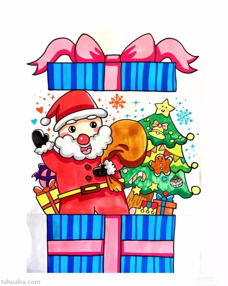 动漫人物，创意素描，黑白彩色线描，组合创意简笔画96张少儿绘画