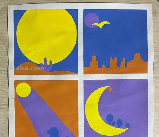 面积对比色彩构成作业：如何简单完成？ 