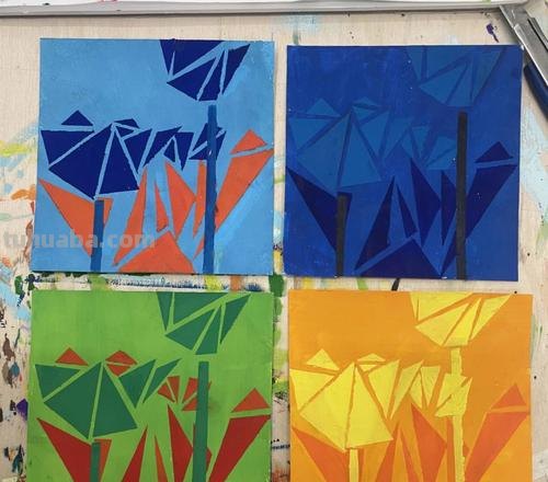 面积对比色彩构成作业：如何简单完成？ 