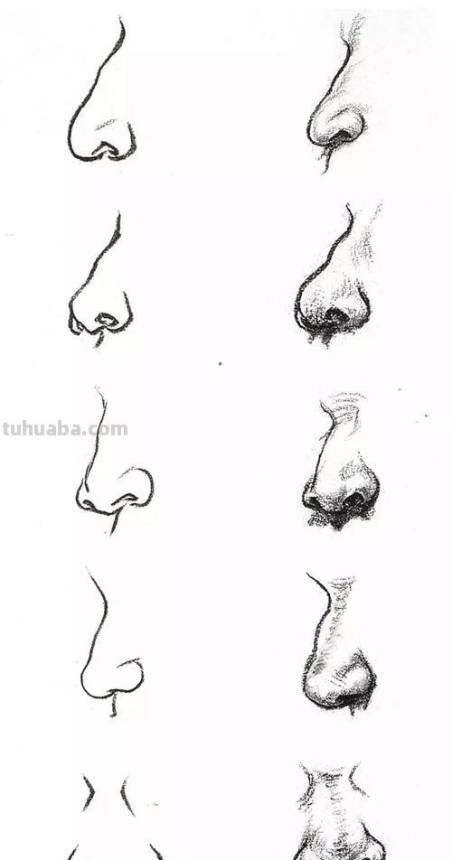 速写鼻子眼 画人物速写的时候·如何画好五官？