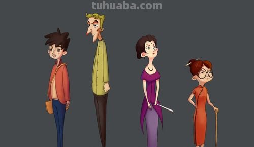 色彩动画片中的人物形象设计 