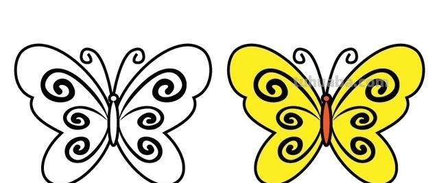 蝴蝶简笔画的方法 蝴蝶简笔画的方法怎么画