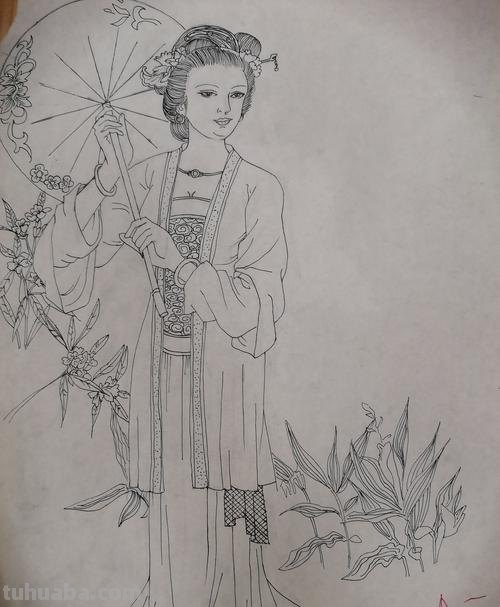 毛笔式速写 速写白描有什么方法？