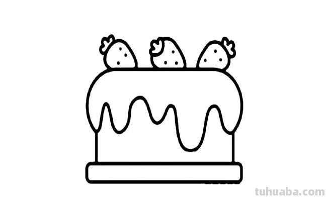 怎样画好看的奶油蛋糕 怎样画好看的奶油蛋糕图片