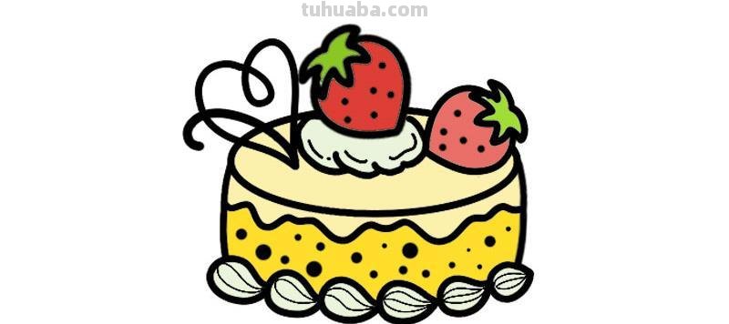 怎样画好看的奶油蛋糕 怎样画好看的奶油蛋糕图片