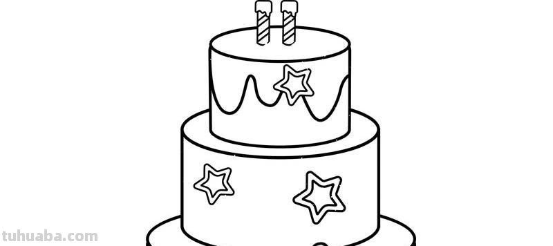 怎样画好看的奶油蛋糕 怎样画好看的奶油蛋糕图片