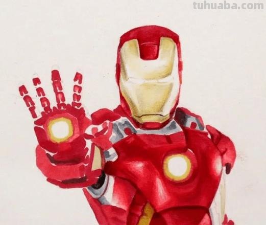 彩铅怎么画步骤视频 如何手绘出复仇者联盟英雄——钢铁侠？