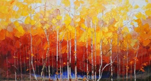 树风景色彩及树风景色彩画：用色彩给大自然的树木生命注入灵魂 