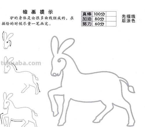 教你10秒钟一笔画可爱小动物!儿童美术绘画的重点是什么?