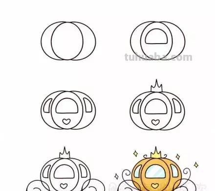 暑期学习简笔画-交通工具简笔画