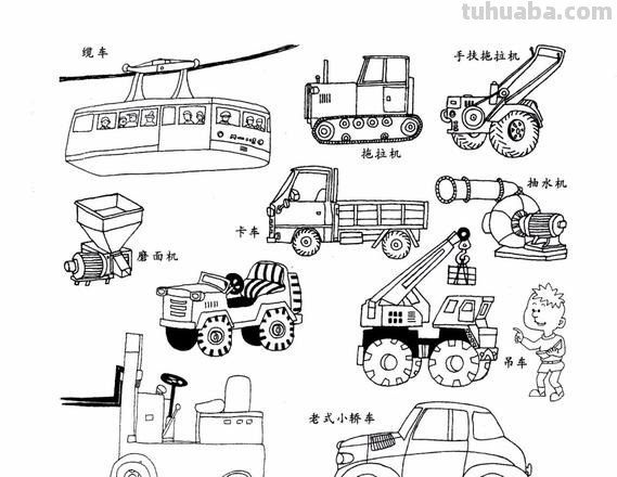 简笔画走一波，各种交通工具画法大集合，啥车都有，简单好画