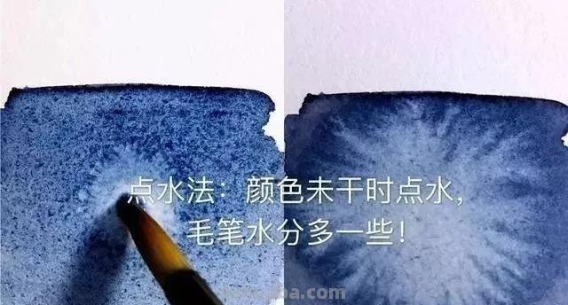 水彩教程 - 八种水彩画的入门技巧