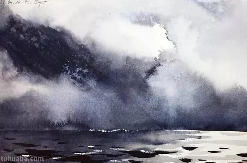 水彩教程 - 八种水彩画的入门技巧