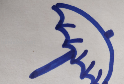 雨伞简笔画 雨伞简笔画