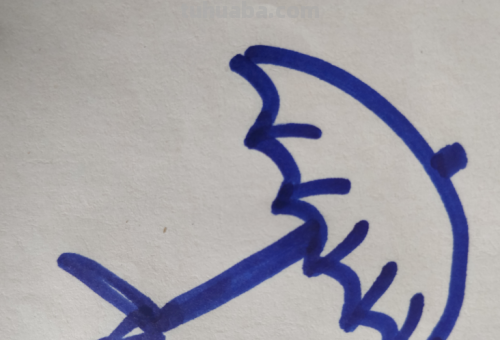 雨伞简笔画 雨伞简笔画