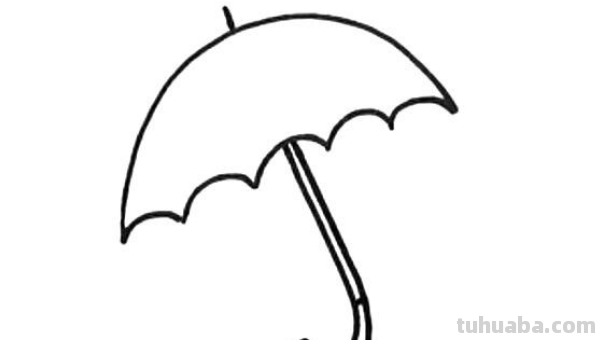 怎么画伞 怎么画伞