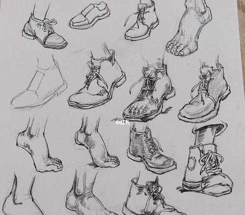 脚速写简单 速写手脚总是画小了怎么改正?