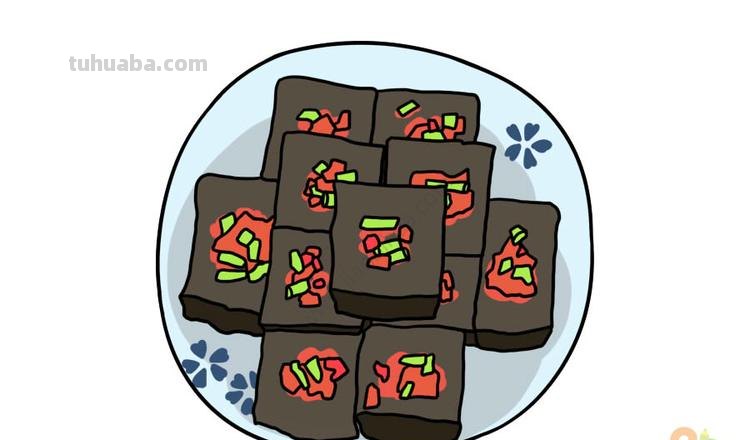 臭豆腐怎么画 臭豆腐怎么画简单又好看