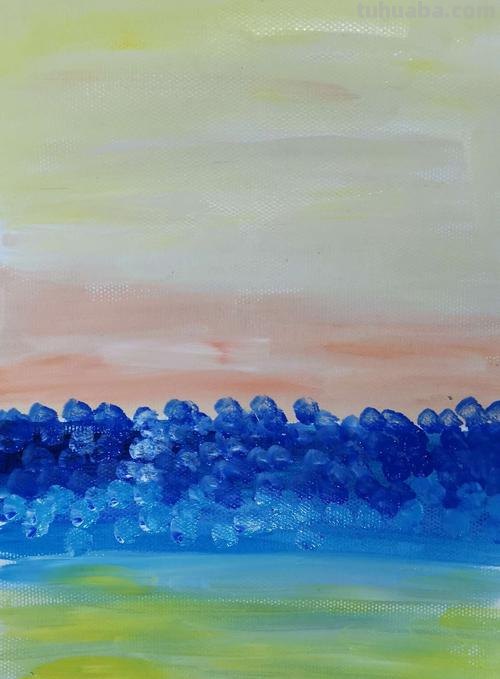 如何用水粉调出美丽的风景色彩及天空色彩？ 