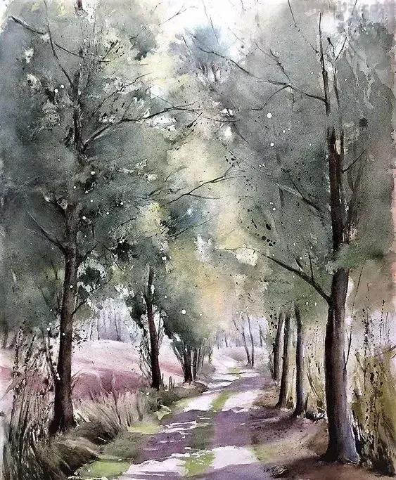 他山之石 - 外国风景水彩画作品集锦