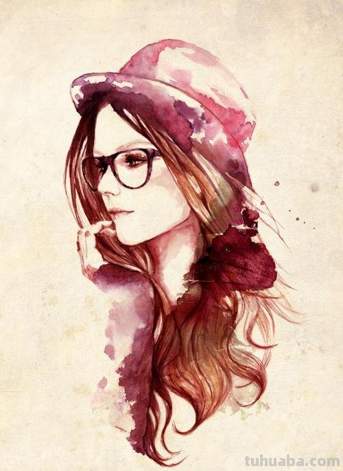 Sarah Bochaton 的时尚水彩人物插画