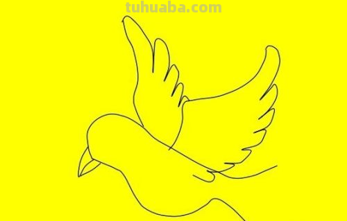 简笔画鸽子的画法 简笔画鸽子的画法