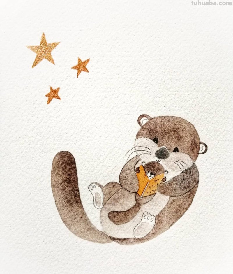 简单水彩小插画 这样的水彩作品 才适合新手 简单水彩小插画 这样的水彩作品 才适合新手